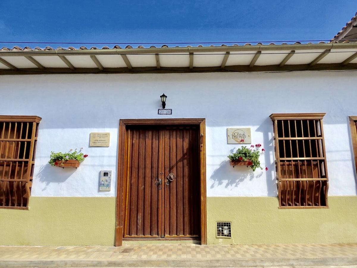 Hotel Casa Palosanto Zapatoca Exterior foto